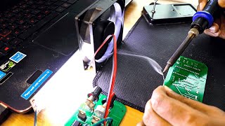DIY Smoke Extractor with Comfortable Lighting for Safe Soldering