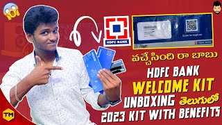 Unboxing HDFC Bank Welcome kit || TechMahendar