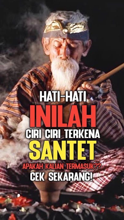 'WASPADA' INILAH 6 CIRI CIRI ORANG TERKENA SANTET ATAU GUNA GUNA. #feedshorts #kajianislam