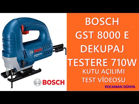 Video: Elektrikli dekupaj testeresi Bosch GST 850 BE: özellikler, incelemeler