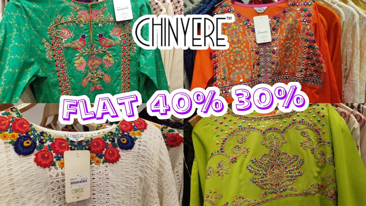 Chinyere Summer Sale Flat 40% Flat 30% Off