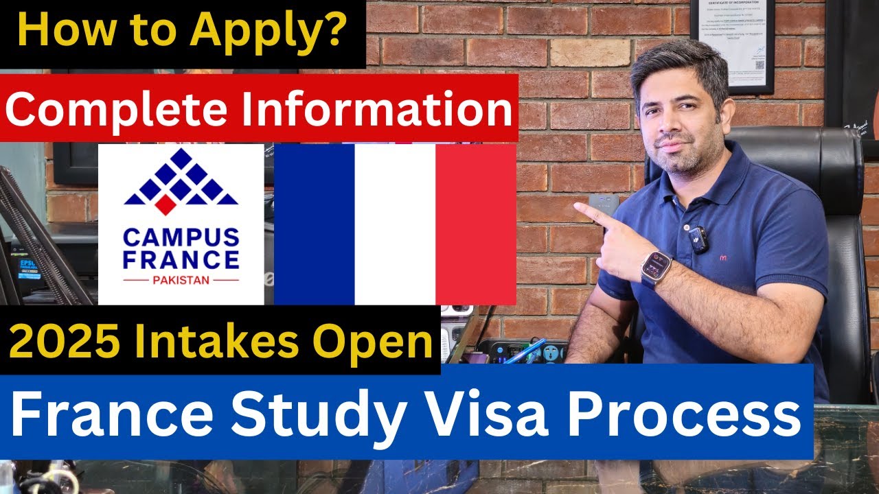 Study in France 2025 without IELTS | France Study VISA Process Complete ...