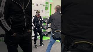 Rey Mysterio Jr in  Denver meeting fans at cricket wireless store