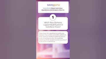 Salesforce Flow Job Interview Questions and Answers 👉 Part 3 | saasguru