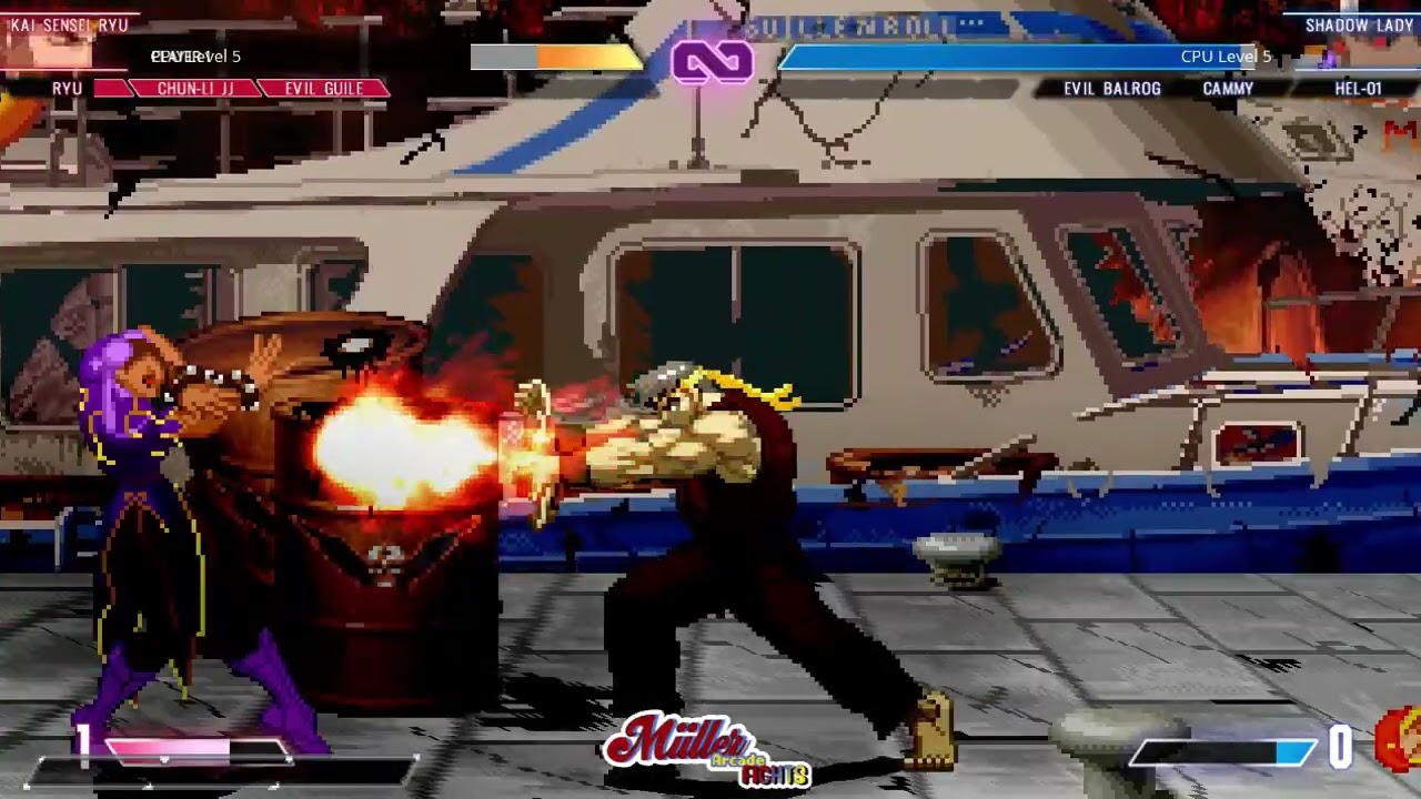 🎮 tEaM RYU vs tEaM BALROG 😱🥊 The Match Nobody Expected! 