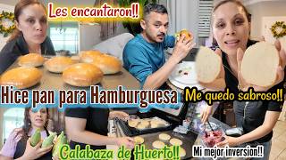 SORPRENDIDA CON EI RESULTADO‼️HACIENDO PAN DE HAMBURGUESA🍔