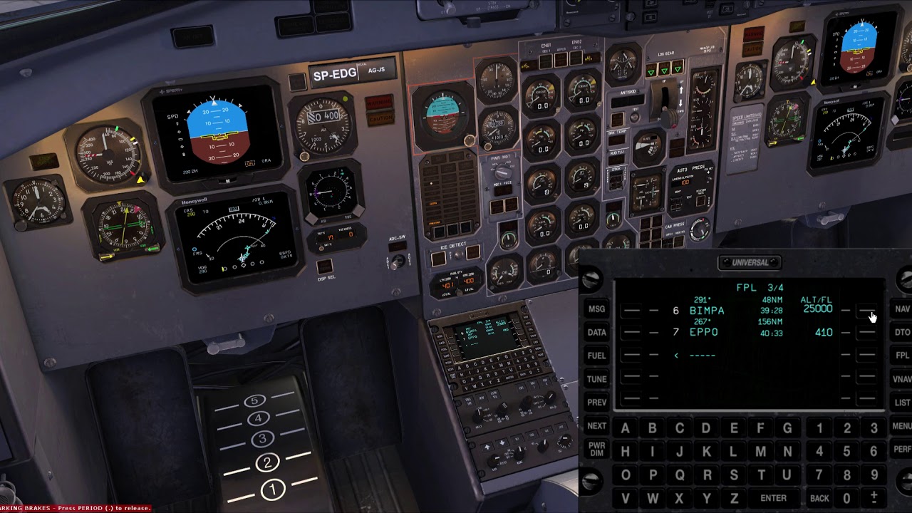 FSX Carenado ATR 42-500 EuroLOT Warsaw Okecie (EPWA) cold and dark startup and departure