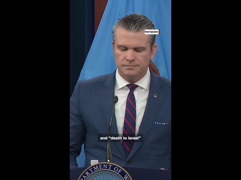 Pete Hegseth says US strikes on Iran are not a 'regime change war'