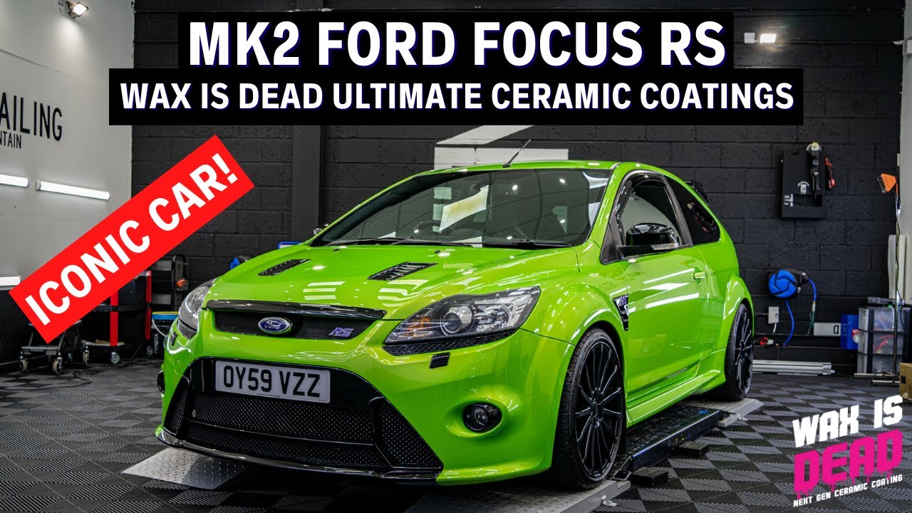 Iconic MK2 Ford Focus RS In Ultimate Green At The Studio For Wax Is Iconic MK2 Ford Focus RS In Ultimate Green At The Studio For Wax Is