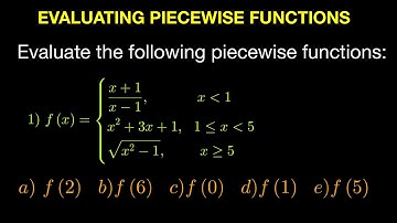 Evaluating Piecewise Functions (Tagalog/Filipino Math)