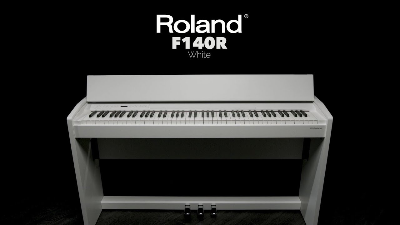 Roland F140R Digital Piano, White | Gear4music demo - YouTube