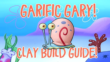 How to Make Clay Gary: Garific Gary! Clay Build Guide!