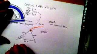 Drawing Triangles with Compass