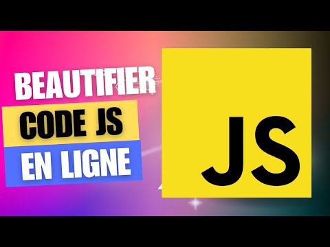 Comment beautifier/formatter ton code JavaScript en ligne?