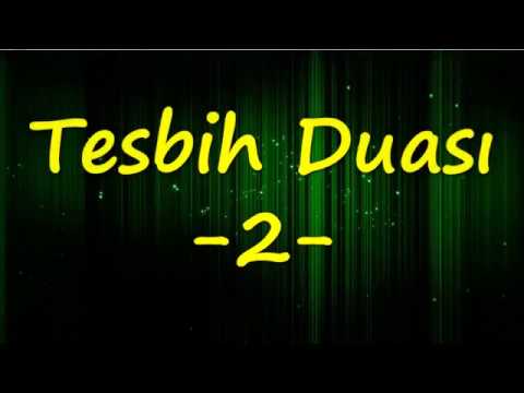 Tesbih Duası  2