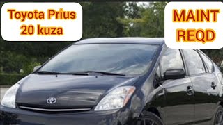 Prius 20 kuza.Maint Reqd yazısının söndürülməsi.