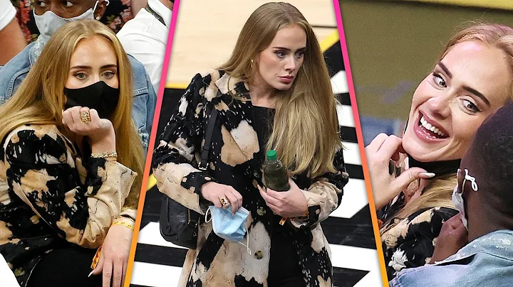 Adele Makes RARE Public Appearance at NBA Finals