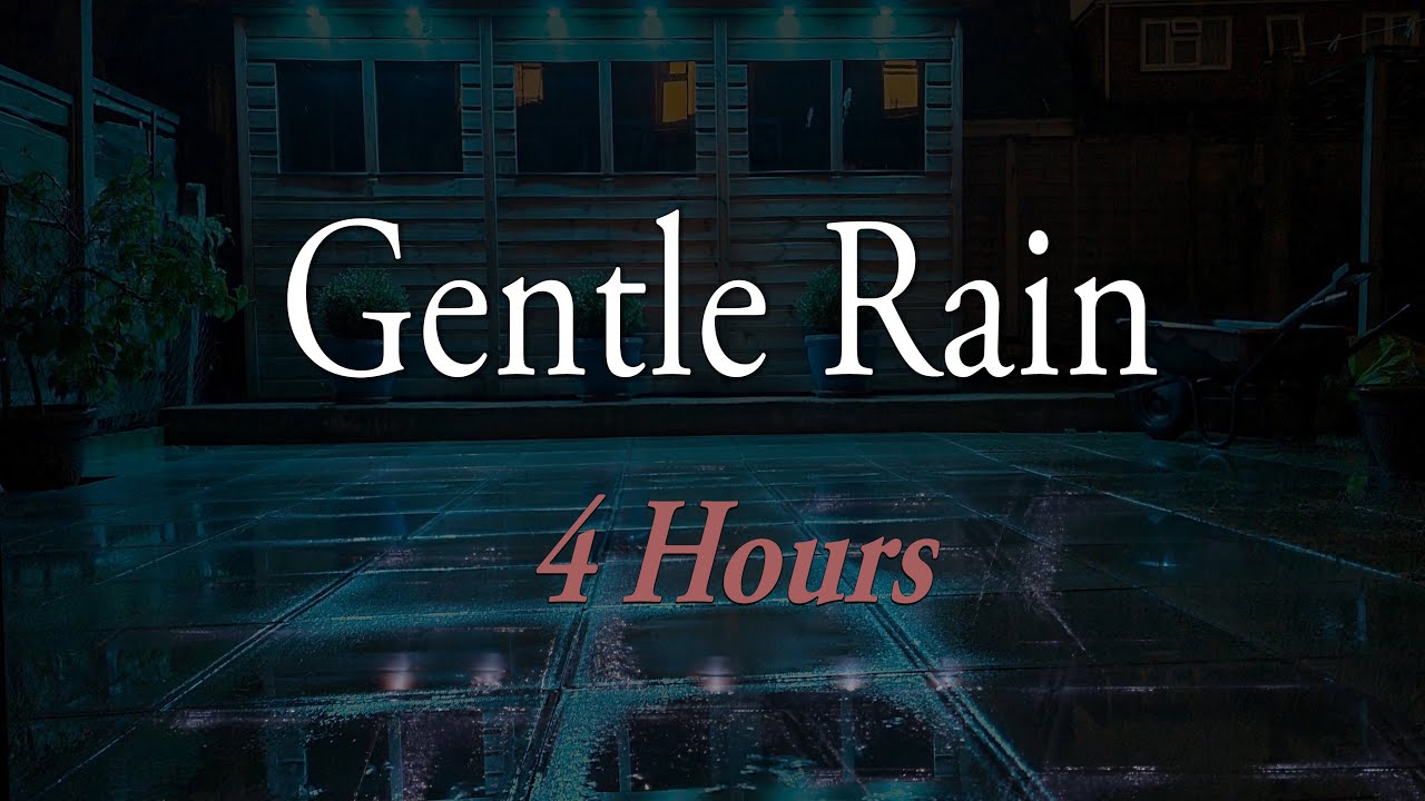 Sleep Better Tonight: 4 Hours of Soothing Rain Sounds - YouTube