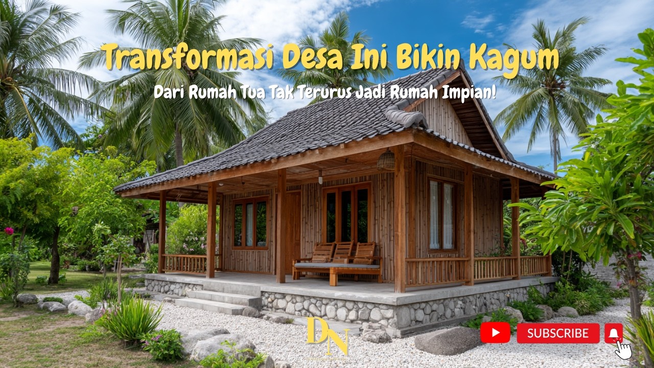 🌿✨ Dari Rumah Tua Tak Terurus Jadi Rumah Impian! Transformasi Desa Ini Bikin Kagum