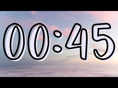 45 Second Pastel Harp Timer
