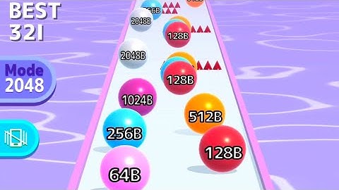 Ball Run 2048 All Levels Gameplay ( Android iOS) Level 144