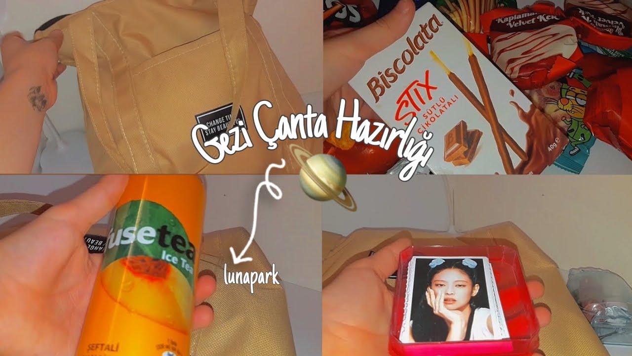 Dev Gezi Çantası Hazırlığı💗🌸 ~Lunapark👊🏻 ~Abur cubur🦋 #keşfet #lunapark