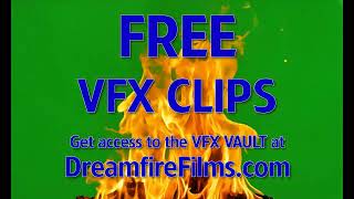 Free Green Screen Vfx Stock Footage 4K Fire
