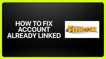 How To Fix Account Already Linked In Fishdom 2025! Tutorial
