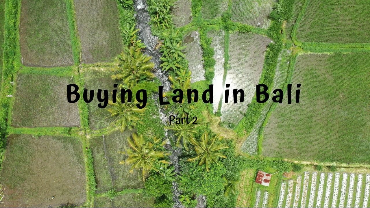 Buying Land in Bali (Part 2) شراء أرض في جزيرة بالي جزء 2 YouTube