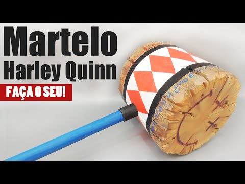 Martelo Harley Quinn - Como Fazer (Arlequina)