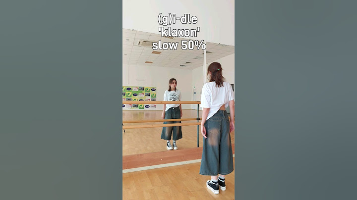 [MIRRORED&SLOW] (여자)아이들((G)I-DLE) - '클락션 (Klaxon)' Dance Tutorial Slow 0.5x #GIDLE_Klaxon