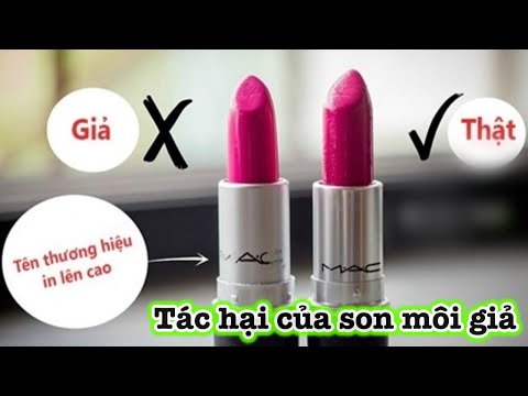 [Son Môi COMO LIP COLOR] Tác hại của son môi giả | MIDO Cosmetic