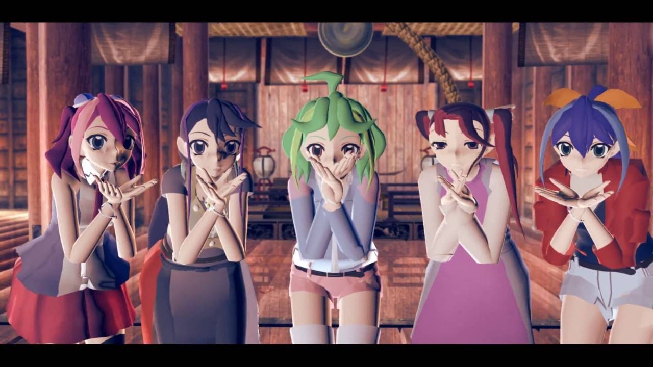 「遊戯王MMD」Kimagure Mercy/Ray/Yuzu/Selena/Rin/Ruri