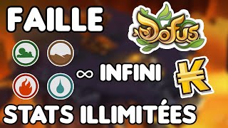 Une FAILLE de caractéristiques illimitées sur DOFUS !