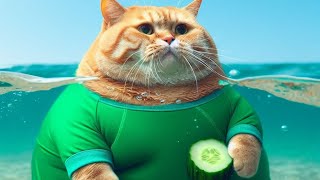 Cucumber Lover Cat 🥒
