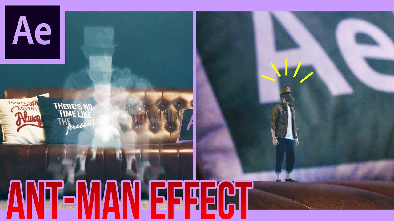 アントマンの小さくなるエフェクトの作り方【After Effects チュートリアル】 アフターエフェクト マスク