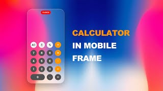 build iphone calculator with HTML | CSS | JS