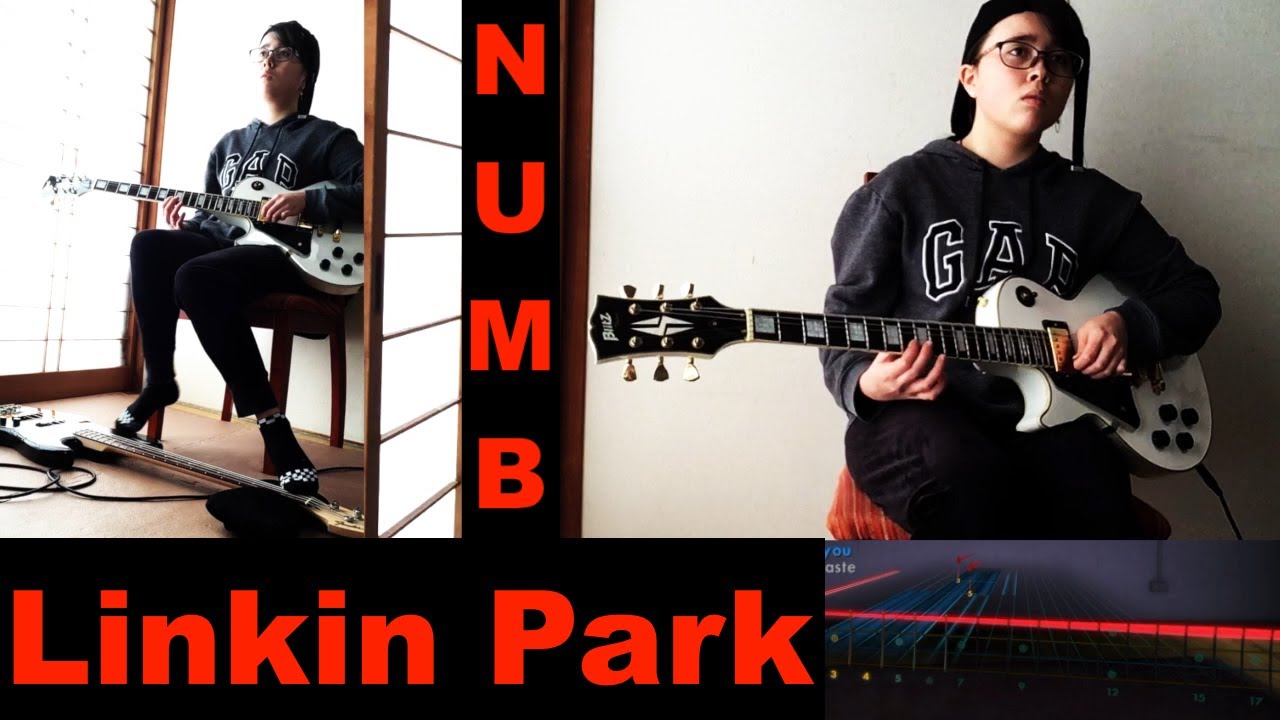 Numb - Linkin Park - lefty + foot bass - リンキン・パーク