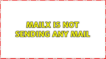 mailx is not sending any mail