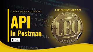 spring boot API Testing in postman