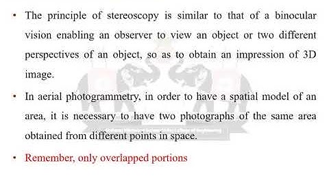 Concept of Stereoscopy - Satellite Photogrammetry