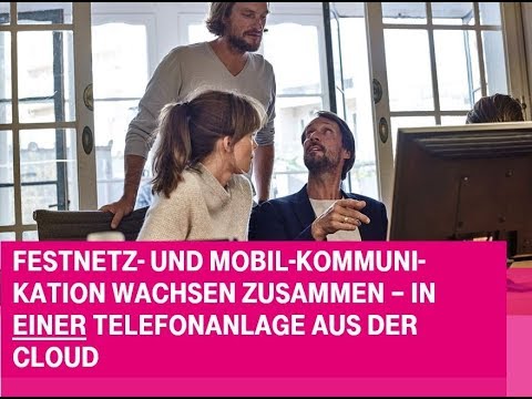 Festnetz- und Mobil-Kommunikation in einer Telefonanlage mit Cloud PBX