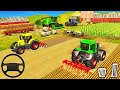 Real tractor farming simulator  tractor driving in sowing field  android gameplay