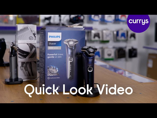PHILIPS Series 5000 S5885/25 Wet & Dry Rotary Shaver - Quick Look