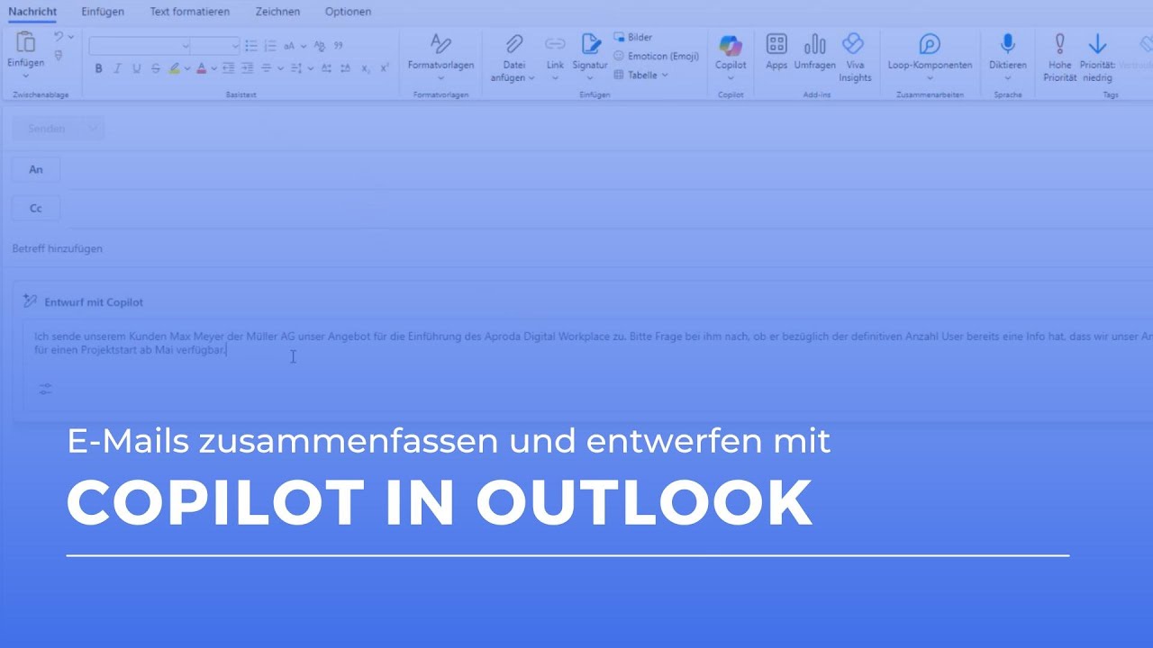 Copilot in Outlook | Microsoft Copilot für Microsoft 365 - YouTube