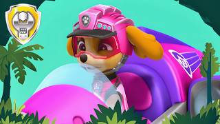 Rubble And Skye's Greatest Dino Rescue (Dino Compilation) | Rubble - Paw Patrol | Cartoons For Kids