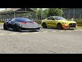 Lamborghini Sesto Elemento vs Ford Mustang Shelby GT500 '20 at Monza Full Course