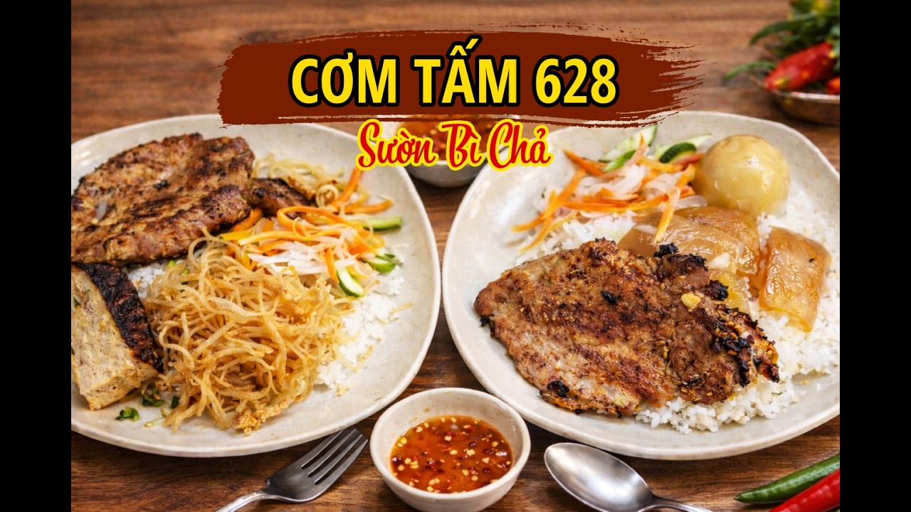 TRUYỀN NHÂN CƠM TẤM ÂM PHỦ MỞ BÁN BUỔI SÁNG, SƯỜN NƯỚNG KHÔNG KỊP BÁN…