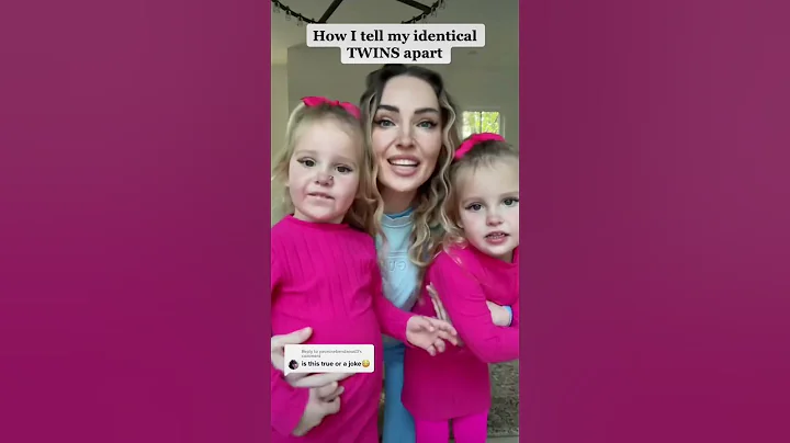 How mom tells her identical twins apart! What?!