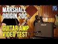 Marshall origin 20c combo guitar amplifier test